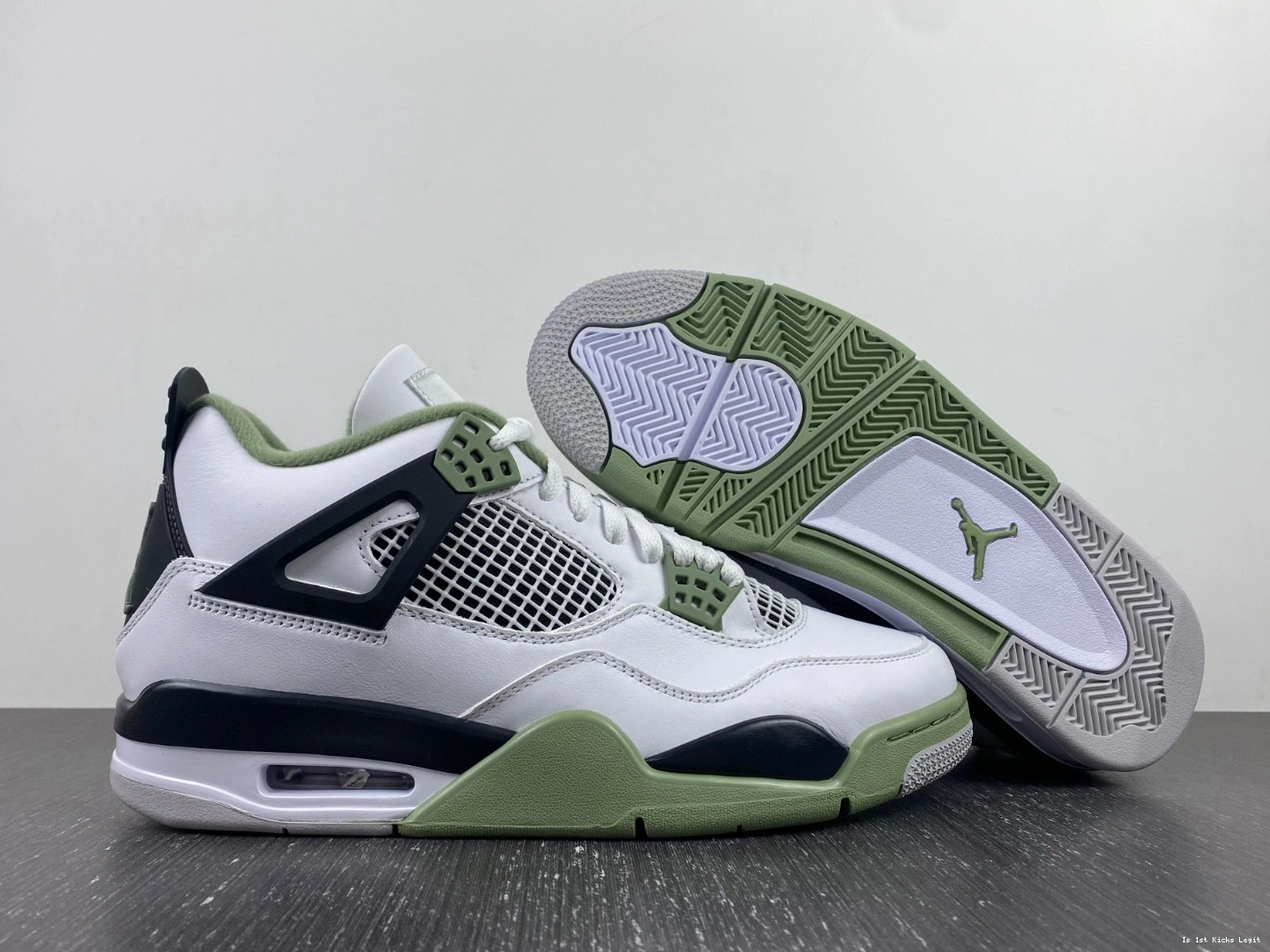 Jordan Seafoam Air WMNS AQ9129-103 Green 4 Oil 0407